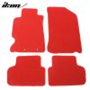Acura RSX 2002-2006 Tappetini in tessuto set da 4 pezzi rosso nylon