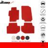 Honda Accord 2003-2007 Tapis textile nylon rouge