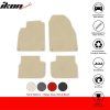 Saab 9-3 2003-2011 Tapis textile jeu de 4 pièces nylon beige