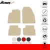 Saab 9-3 2003-2011 Textilní koberce 4dílná sada nylon béžová