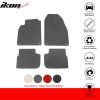 Saab 9-3 2003-2011 Tapis textile jeu de 4 pièces nylon gris