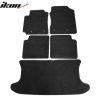 Scion xB 2004-2007 Tapis textiles jeu de 5 pièces nylon noir