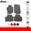 Acura TSX 2004-2008 Textilní koberce 4dílná sada černá, nylon