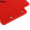 Acura TSX 2004-2008 Tapis textile jeu de 4 pièces rouge, nylon