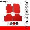 Acura TSX 2004-2008 Tapis textile jeu de 4 pièces rouge, nylon