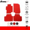 Acura TSX 2004-2008 Textilní koberce 4dílná sada červená,  nylon