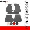 BMW E60 Sedan 4-Door 2004-2009 Tapis textile nylon gris