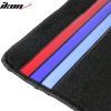 BMW E65 7-Series 2004-2009 Tapis textile nylon noir avec trois bandes