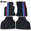 BMW E65 7-Series 2004-2009 Tapis textile nylon noir avec trois bandes