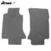 Chevrolet Corvette C6 2005-2013 Tapis textile jeu de 2 pièces nylon gris