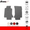 Chevrolet Corvette C6 2005-2013 Tapis textile jeu de 2 pièces nylon gris