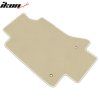 Chevrolet Corvette C6 2005-2013 Tapis textile jeu de 2 pièces nylon beige