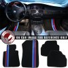 BMW E90 3-Series 2006-2011 Textilní koberce nylon černá s třemi proužky
