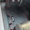 Honda Civic 2006-2011 Gumové koberce černá s růžovým okrajem
