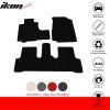 Honda CR-V 2007-2011 Tapis textile jeu de 3 pièces nylon noir