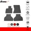 BMW E70 X5 2007-2012 Alfombrillas textiles nylon gris