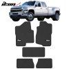 Chevrolet Silverado 2007-2013 Gumové koberce 5dílná sada černá