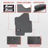 Chevrolet Silverado 2007-2013 Tapis en caoutchouc jeu de 5 pièces gris