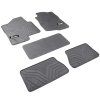 Chevrolet Silverado 2007-2013 Tapis en caoutchouc jeu de 5 pièces gris