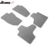 Jeep Liberty 2008-2013 Tapis textile jeu de 4 pièces nylon gris
