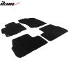 Mitsubishi Lancer 2008-2017 Tapis textile jeu de 4 pièces nylon noir