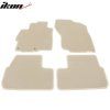 Mitsubishi Lancer 2008-2017 Tapis textile jeu de 4 pièces nylon beige