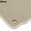 Mitsubishi Lancer 2008-2017 Tapis textile jeu de 4 pièces nylon beige