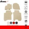 Honda Fit 2009-2013 Tapis textile jeu de 4 pièces nylon beige