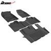 Honda Pilot 8 Seats 2009-2015 Gumové koberce TPE 3D černá