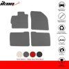 Toyota Prius 2010-2011 Tapis textile jeu de 4 pièces nylon gris