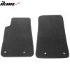 Chevrolet Camaro 2010-2015 Tapis textile jeu de 2 pièces nylon noir