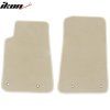 Chevrolet Camaro 2010-2015 Tapis de sol textile jeu de 2 pièces nylon beige