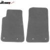 Chevrolet Camaro 2010-2015 Tapis textile jeu de 2 pièces nylon gris