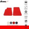 Chevrolet Camaro 2010-2015 Tapis de sol textile ensemble de 2 pièces nylon rouge
