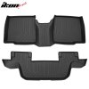 Ford Explorer Bench Seat 2011-2015 Gumové koberce TPE 3D černá