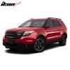 Ford Explorer Bench Seat 2011-2015 Alfombrillas de goma TPE 3D negro