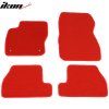 Ford Focus 2011-2015 Tapis textile jeu de 4 pièces nylon rouge