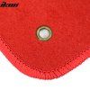 Ford Focus 2011-2015 Tapis textile jeu de 4 pièces nylon rouge