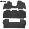Honda Odyssey 2011-2017 Tapis textile jeu de 3 pièces nylon noir