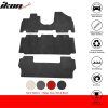 Honda Odyssey 2011-2017 Tapis textile jeu de 3 pièces nylon noir