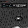 Dodge Journey 2011-2020 Tapis de sol en caoutchouc TPE noir