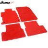 Honda Civic Coupe 2012-2015 Tapis de sol textile jeu de 4 pièces nylon rouge