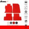 Honda Civic Coupe 2012-2015 Tapis de sol textile jeu de 4 pièces nylon rouge
