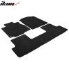 Honda CRV 2012-2016 Tapis textile jeu de 3 pièces nylon noir