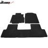 Honda CRV 2012-2016 Tapis textile jeu de 3 pièces nylon noir