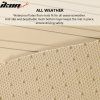 Honda CRV 2012-2016 Tapis en caoutchouc jeu de 3 pièces beige