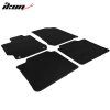Toyota Camry 2012-2017 Tapis textile jeu de 4 pièces nylon noir