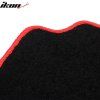 Tesla Model S2012-2019 Tapis textile nylon noir avec bordure rouge
