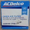 ACDelco Klima filtr CF188