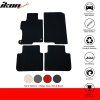 Honda Accord Berline 2013-2017 Tapis de sol textile jeu de 4 pièces nylon noir